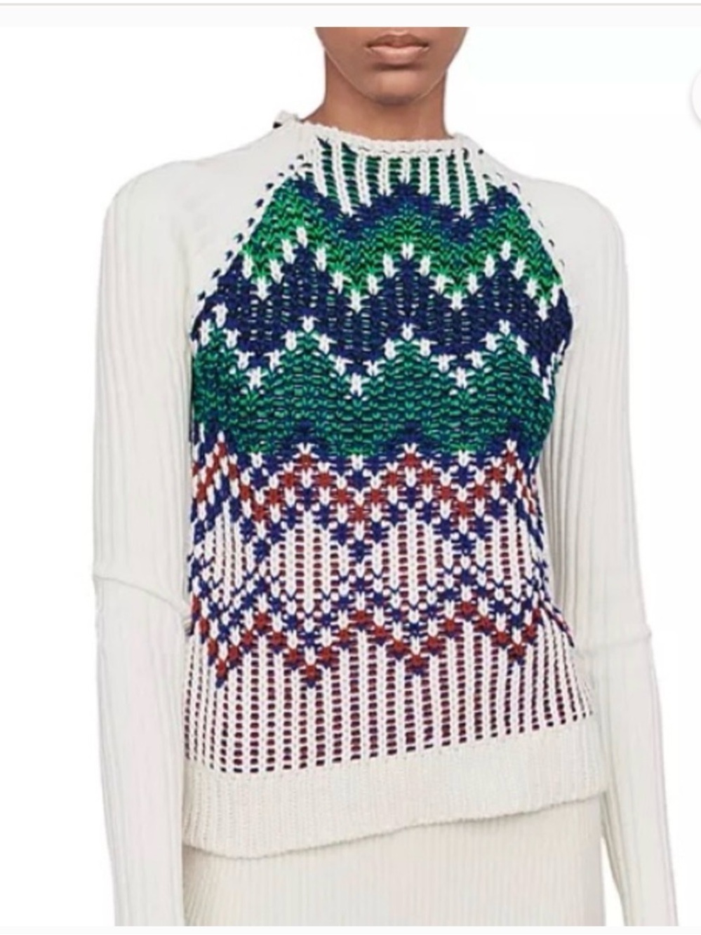 Maje mimi zigzag sweater
